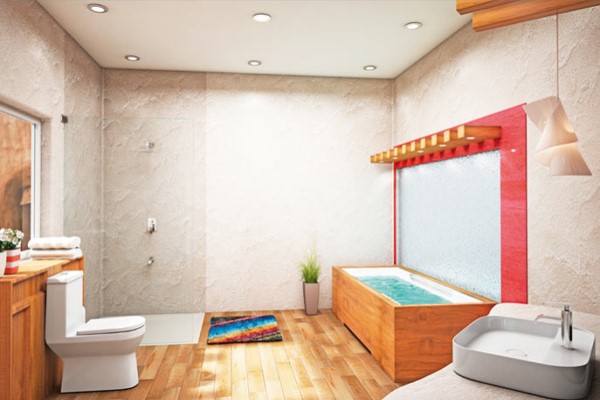 Bathroom interior in Noida