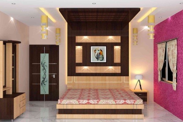 Bedroom interior in Noida