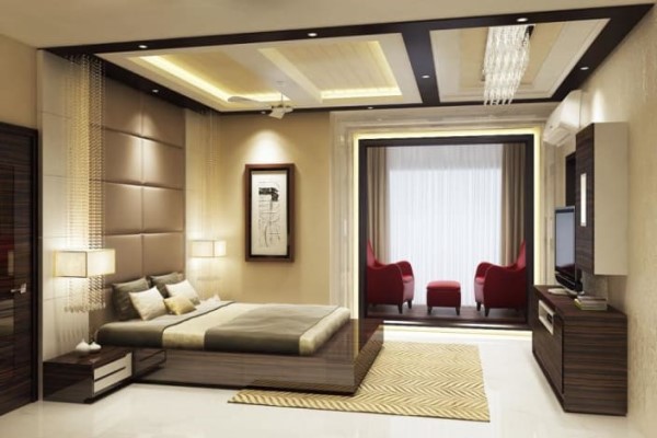 Bedroom interior in dwarka