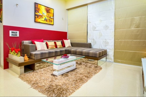 drawing room interior in dwarka